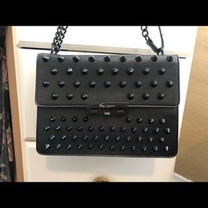 Foley+Corinna Black studded crossbody